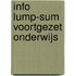Info Lump-sum voortgezet onderwijs