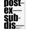 Post Ex Sub Dis. Urban door Onbekend