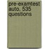 Pre-examtest auto, 535 questions