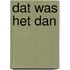 Dat was het dan