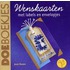 Wenskaarten met labels en envelopjes