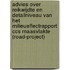 Advies over reikwijdte en detailniveau van het milieueffectrapport CCS Maasvlakte (ROAD-project)