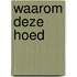 Waarom deze hoed