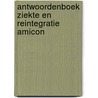 Antwoordenboek ziekte en reintegratie Amicon door N. Pruyssers