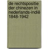 De rechtspositie der Chinezen in Nederlands-Indië 1848-1942 door P. Tjiook-Liem
