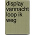 Display Vannacht loop ik weg