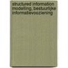 Structured Information Modelling, Bestuurlijke InformatieVooziening by W.F. Roest