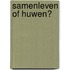 Samenleven of huwen?