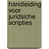 Handleiding voor juridsiche scripties