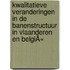 Kwalitatieve Veranderingen in de Banenstructuur in Vlaanderen en BelgiÃ«