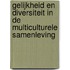 Gelijkheid en diversiteit in de multiculturele samenleving