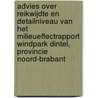 Advies over reikwijdte en detailniveau van het milieueffectrapport Windpark Dintel, provincie Noord-Brabant by Commissie voor de Milieueffectrapportage
