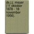 ds.J.J. Meyer (11 oktober 1878 - 18 november 1956).