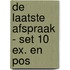 De Laatste afspraak - set 10 ex. en POS