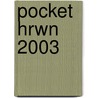 Pocket HRWN 2003 door Immigratie-En Naturalisatie Dienst (ind)