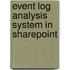 Event log analysis system in Sharepoint