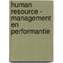 Human Resource - Management en Performantie