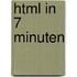 HTML in 7 minuten