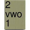 2 Vwo 1 door Onbekend