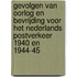 Gevolgen van oorlog en bevrijding voor het Nederlands postverkeer 1940 en 1944-45