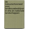 De Natuurschoonwet voor landbouwbedrijven in EHS en Nationale Landschappen door G.S. Venema