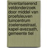 Inventariserend Veldonderzoek door middel van proefsleuven Tuincentrum Zoelensestraat, Kapel-Avezaath, Gemeente Tiel door G.M.H. Benerink