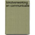 Tekstverwerking en communicatie