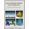 Lexicon Nederlandse glaskunst van de twintigste eeuw door T.M. Eliëns
