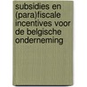 Subsidies en (para)fiscale incentives voor de Belgische onderneming door Stijn Van Cauwenberge