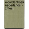 Woordenboek Nederlands - Zittesj door P.H.F. Werdens