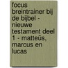 Focus breintrainer bij de bijbel - nieuwe testament deel 1 - Matteüs, Marcus en Lucas by A.J. Heinen