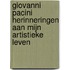 Giovanni Pacini herinneringen aan mijn artistieke leven