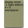 Display Vertel `s (light edition) 4 x 5 exemplaren door Eddy Van Vliet