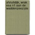 Afsluitdijk, wrak ESA N1 aan de Waddenzeezijde