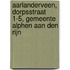 Aarlanderveen, Dorpsstraat 1-5, gemeente Alphen aan den Rijn