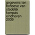 Gegevens ten behoeve van Stedelijk Kompas Eindhoven 2009