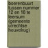 Boerenbuurt tussen nummer 12 en 18 te Leersum (gemeente Utrechtse Heuvelrug)