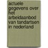 Actuele gegevens over het arbeidaanbod van tandartsen in Nederland