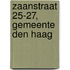 Zaanstraat 25-27, gemeente Den Haag