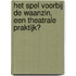 Het spel voorbij de waanzin, een theatrale praktijk?