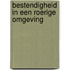 Bestendigheid in een roerige omgeving
