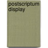 Postscriptum Display door Pieter Aspe