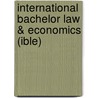 International Bachelor Law & Economics (IBLE) by S.G. van der Werff