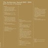 The Architecture Annual / 2003-2004 by Onbekend