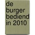 De burger bediend in 2010
