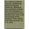 The National Political Manual, Comprising Facts And Figures, Historical, Statistical, Documentary, Poltical, From The Formation Of The Government To The Present Time. With A Full Chronology Of The Rebellion. From Official And Other Sources. By E. B. Treat door Erastus Buck Treat