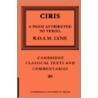 Ciris door R.O. A. M. Lyne