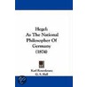 Hegel by Karl Rosenkranz