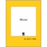 Menus by Dr John H. Tilden