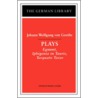 Plays by Von Johann Wolfgang Goethe